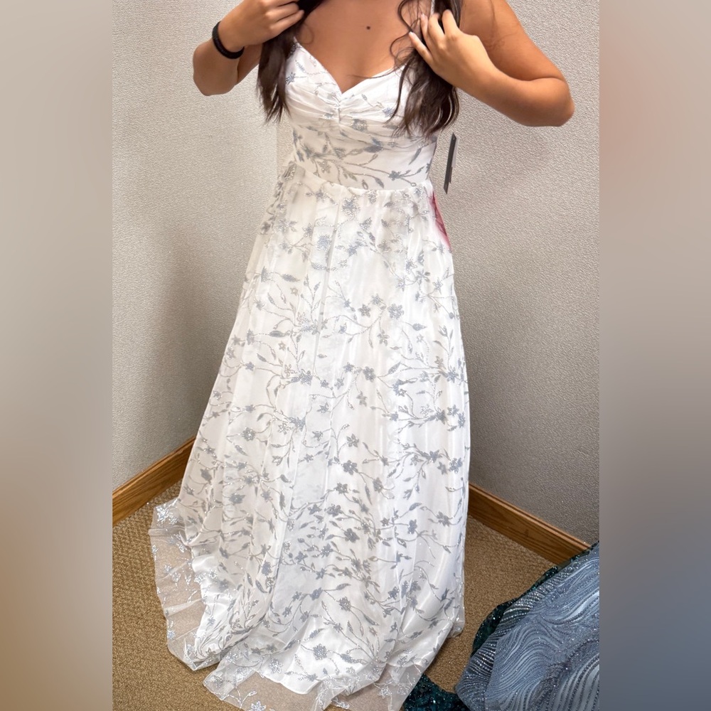 Blondie Nites Floral Maxi/Prom Dress